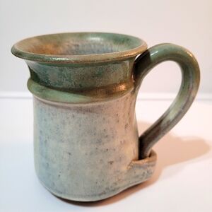 Vintage Alatoria Studio Art pottery coffee tea cup mug drip glaze